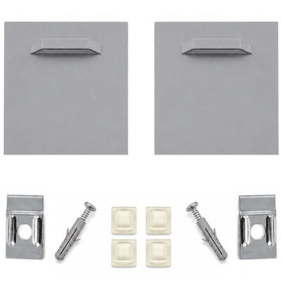 2 Kleefplaten 10x10cm